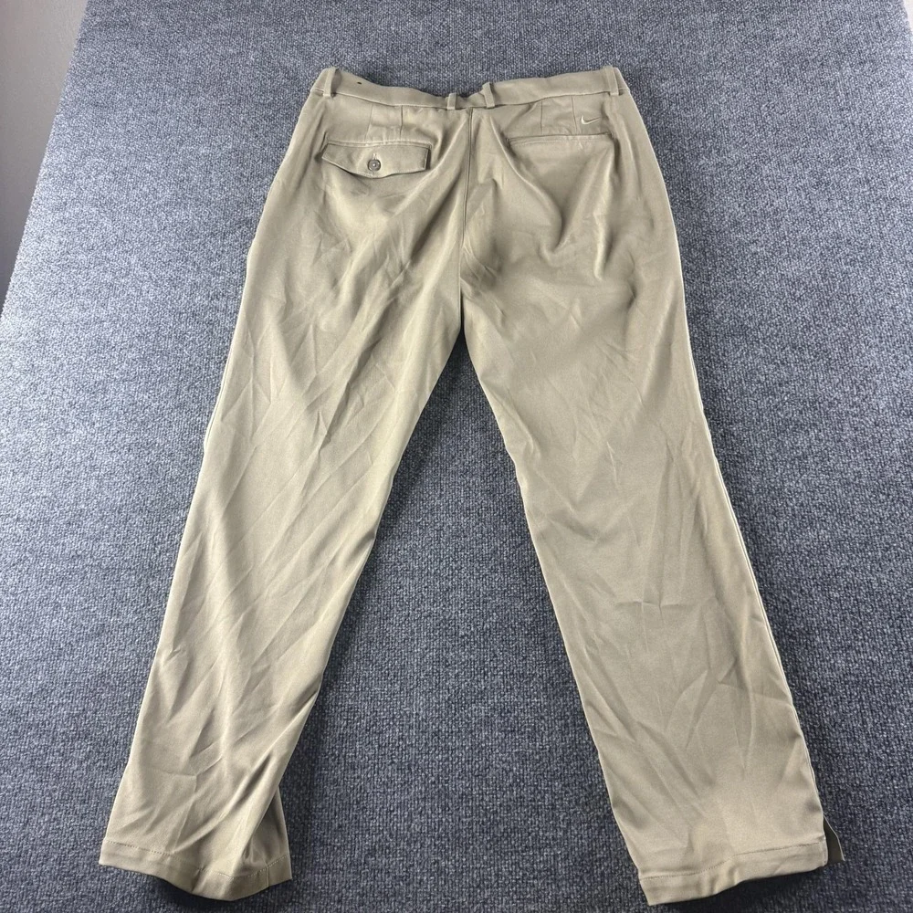Nike Pants Mens 36x30 Beige Dri-FIT Khakis Twill Pockets Stretch Lightweight